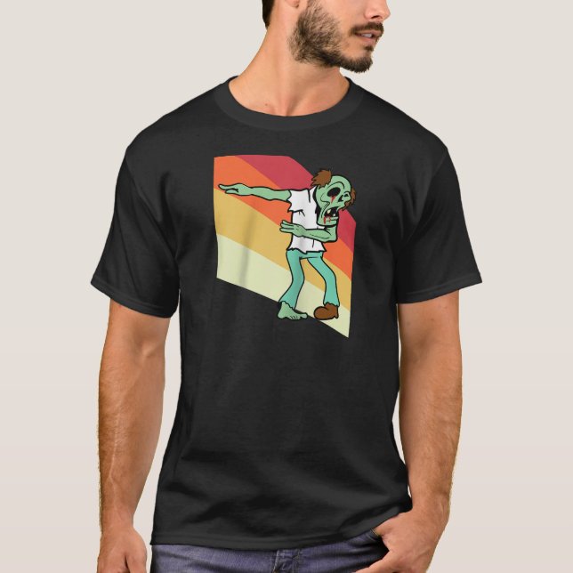 T-shirt Monster Zombie Dabbing Dab Dancing Costum Hallowee (Devant)