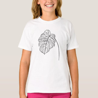 T-shirt Monstera Deliciosa Leaf