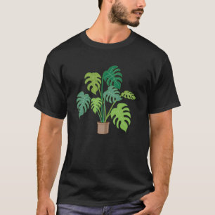 T-shirt Monstera Deliciosa Maison Plante Plante Jardinage
