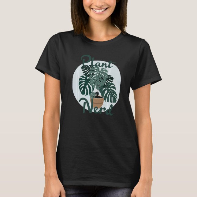 T-shirt Monstère Nerd plante 1 (Devant)