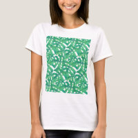 Monstère verte tropicale feuille motif sur blanc b
