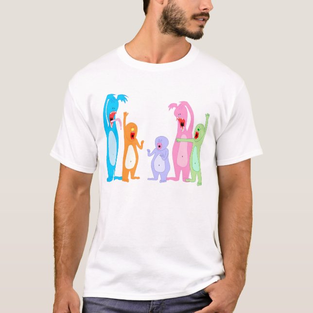 T-shirt MonsterFamilyof5 (Devant)