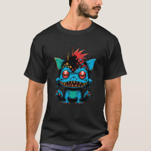 T-shirt Monstre Crash Blue Monstre effronté pour monstre