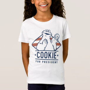 T-Shirt Monstre de cookies vintage pour le président