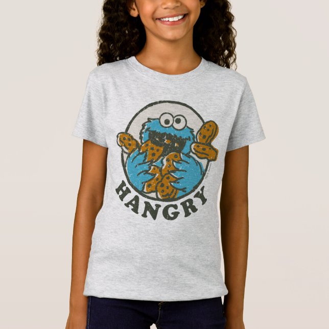 T-Shirt Monstre de cookies vintages | (Devant)