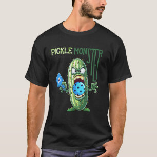 T-shirt Monstre de cornichon drôle Pickleball Sport Horreu