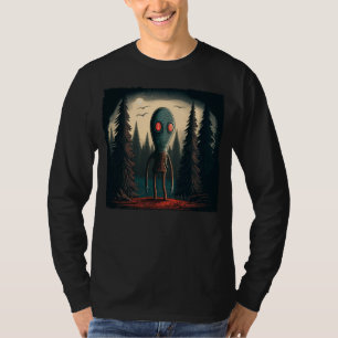 T-shirt Monstre de Flatwoods Braxie 1952 Alien Cryptide Ef