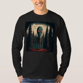 T-shirt Monstre de Flatwoods Braxie 1952 Alien Cryptide Ef