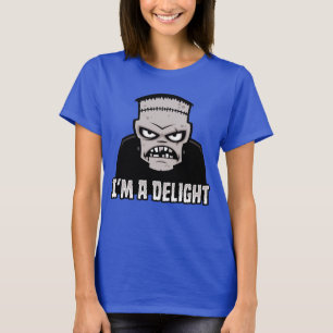 T-shirt Monstre de Frankenstein Délicieusement Grincheux