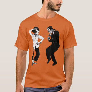 T-shirt Monstre de Frankenstein drôle rétro et mariée dans