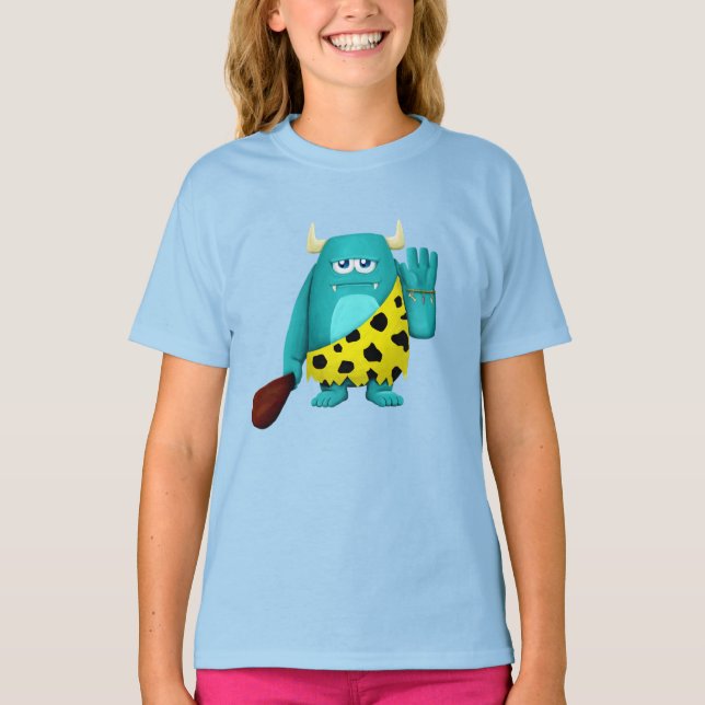 T-shirt Monstre de la grotte (Devant)