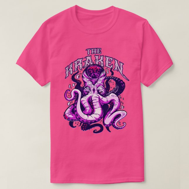 T-shirt Monstre de la mer de Kraken Mythologie grecque (Design devant)