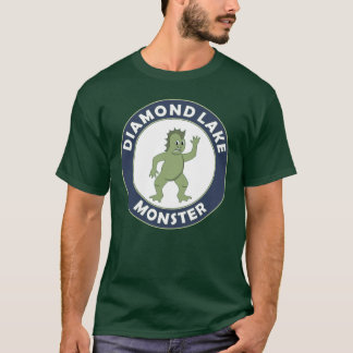 T-shirt Monstre de lac diamond