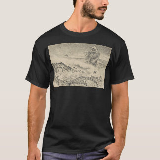T-shirt Monstre De Mer Par Theodor Kittelsen