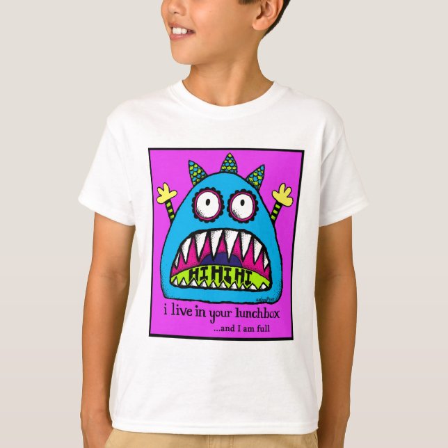 T-shirt Monstre de panier-repas (Devant)