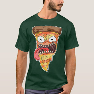 T-shirt Monstre de pizza et pique-pizza 