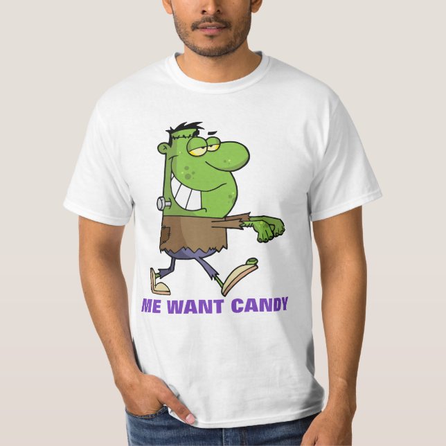 T-shirt Monstre de sucrerie de Frankenstein (Devant)