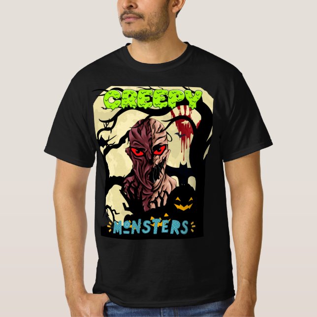T-shirt monstre déplaisant (Devant)