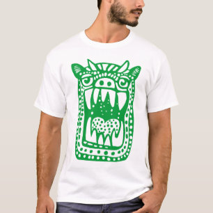 T-shirt Monstre d'horreur - Vert herbe