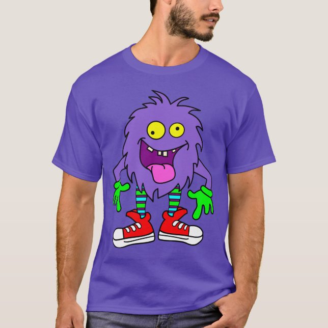 T-shirt monstre drôle de marionnette, (Devant)
