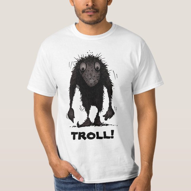 T-shirt Monstre drôle Troll (Devant)