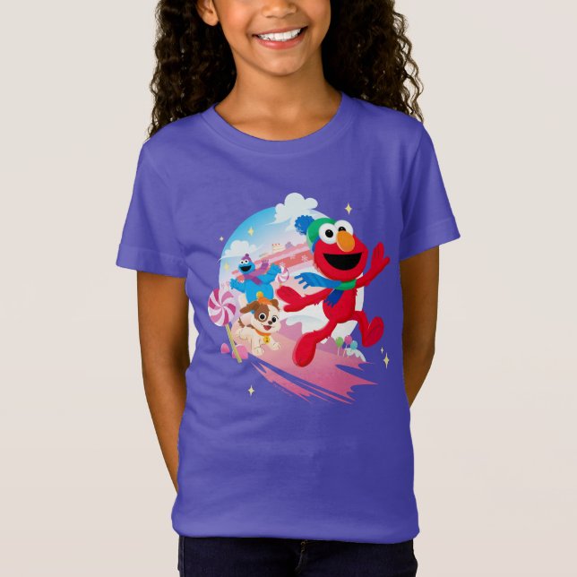 T-Shirt Monstre Elmo, Tango & Cookie | Meilleur Noël (Devant)