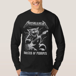 T-shirt Monstre En Métallicat De Purpets - Drôle Chat 2