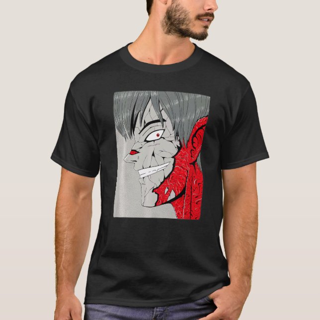 T-shirt Monstre Evil Graphisme Démon Devil Harajuku (Devant)
