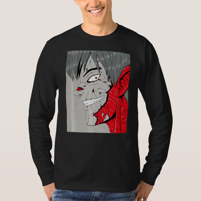 T-shirt Monstre Evil Graphisme Démon Devil Harajuku (Devant)