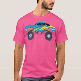T-shirt Monstre graphique avec grandes roues Trucks love
