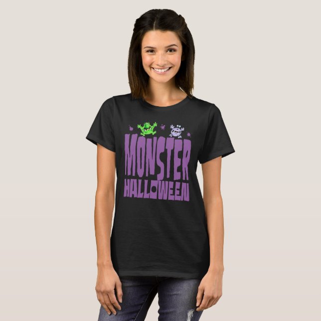 T-shirt Monstre Halloween!!! (Devant entier)