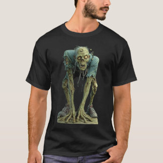 T-shirt Monstre Horreur Halloween Zombie Creepy Mort-Vivan