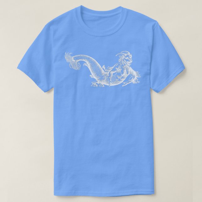 T-shirt Monstre Hybride Satyr Blanc (Design devant)