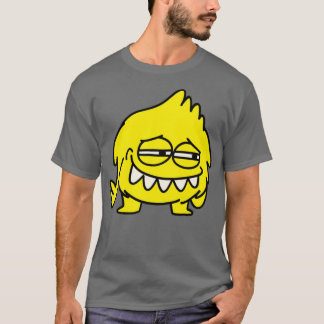 T-shirt Monstre jaune mignon et doutant 2