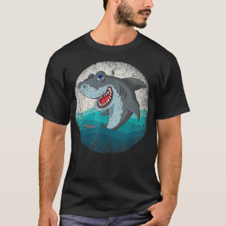 T-shirt Monstre marin Aquarist Cadeau Océan Animal Retro R