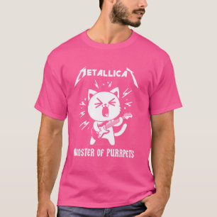 T-shirt Monstre Métallique De Purrpets - Chat Drôle