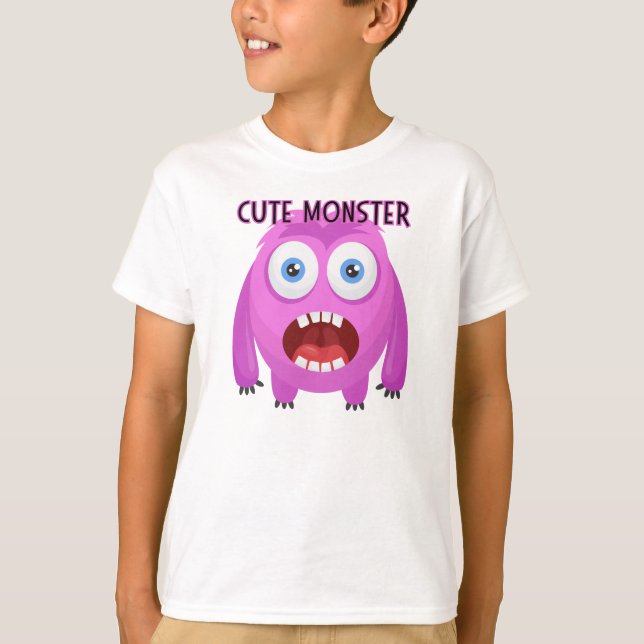 T-shirt Monstre mignon (Devant)