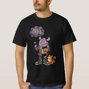 T-shirt Monstre Mignon & Chat