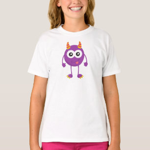 T-shirt Monstre mignon, Monstre pourpre, Monstre drôle, Co