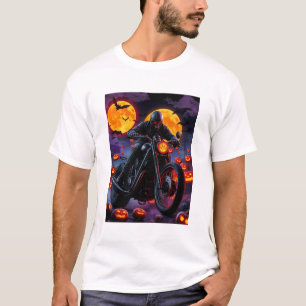 T-shirt Monstre motard d'Halloween