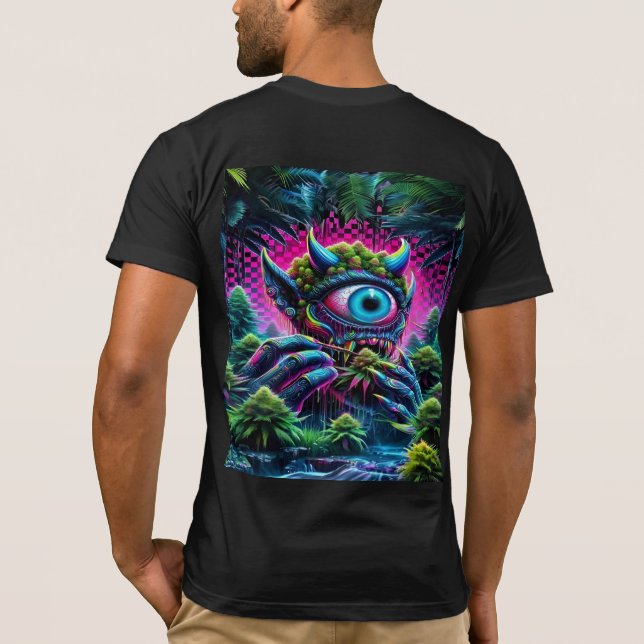 T-SHIRT MONSTRE MYSTÈRE DU MAL (Dos)