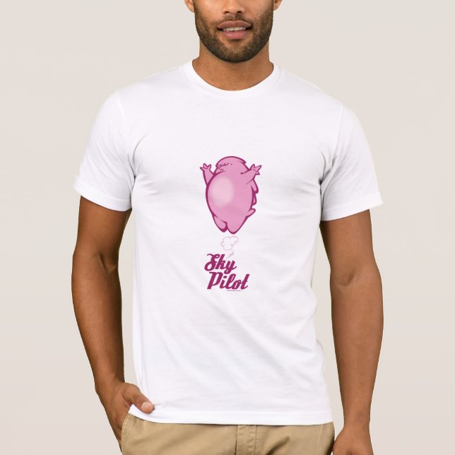 T-shirt Monstre punk • Pilote de ciel (Devant)