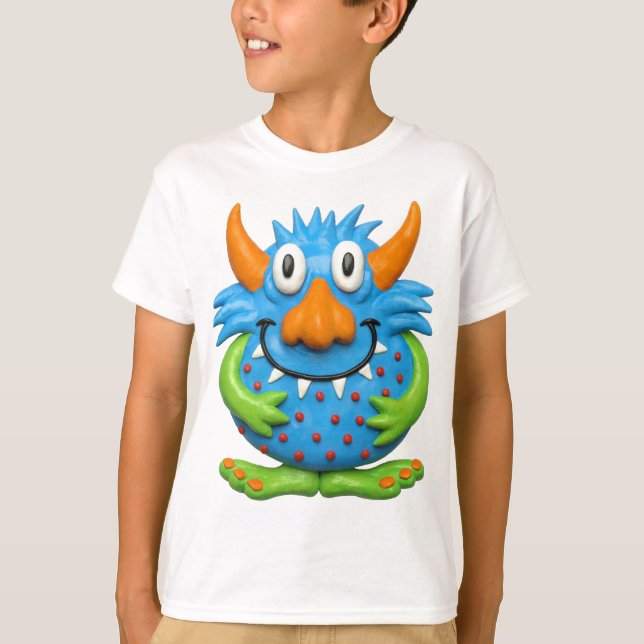 T-shirt Monstre repéré par bonbon (Devant)