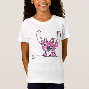 T-Shirt Monstre rose