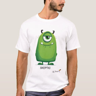 T-shirt Monstre Vert SCEPTIQUE - De Conception Amusant