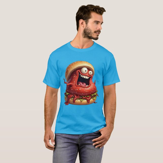 T-shirt Monstres alimentaires JOE SLOPPER MAL (Devant entier)
