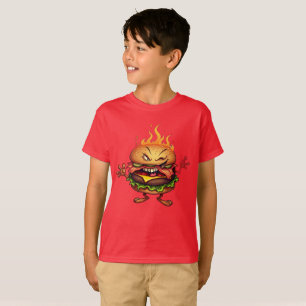T-shirt Monstres alimentaires MAL BACON CHESEBURGER