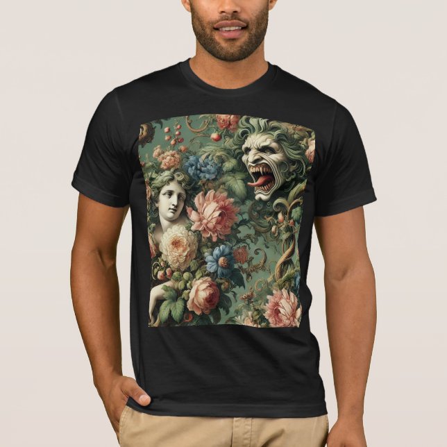 T-shirt Monstres au Paradis – Gothic Wearable Art (Devant)