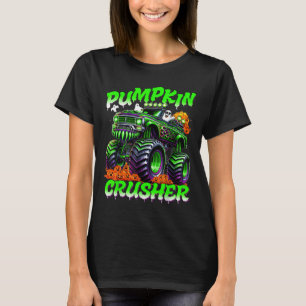 T-shirt Monstres Camions Broyeurs de Citrouilles Fantômes