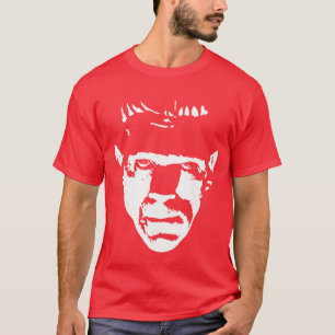T-shirt Monstres Classiques Halloween Vintage Frankenstein